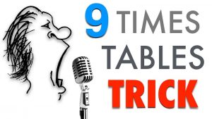 9 times tables trick