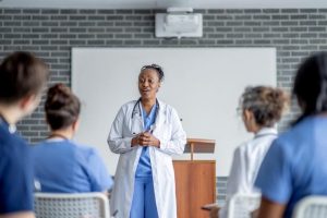 What is continuing professional development of nurses