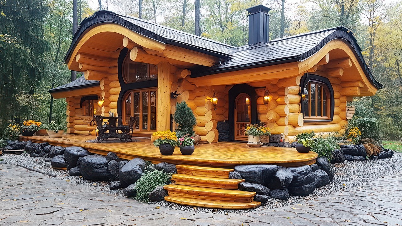 Log Home Living: Log Cabins, Floor Plans and House Design